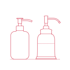Objects Soap Dispensers Outline Svg Vector, Free Vectors File